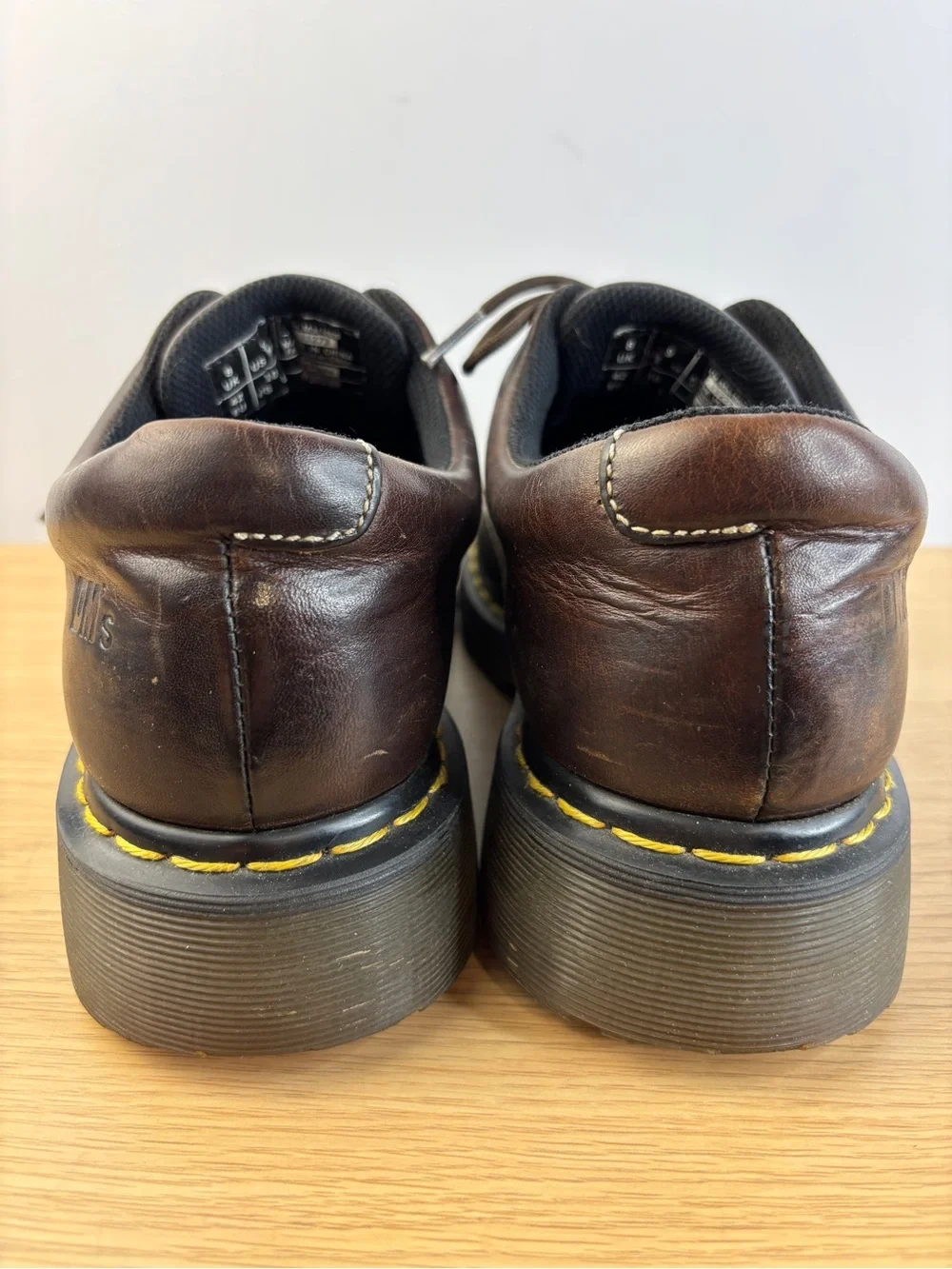 Y2K Vintage Dr. Martens Men’s 9 Woman’s 10 Brown Leather Lace-Up Oxford